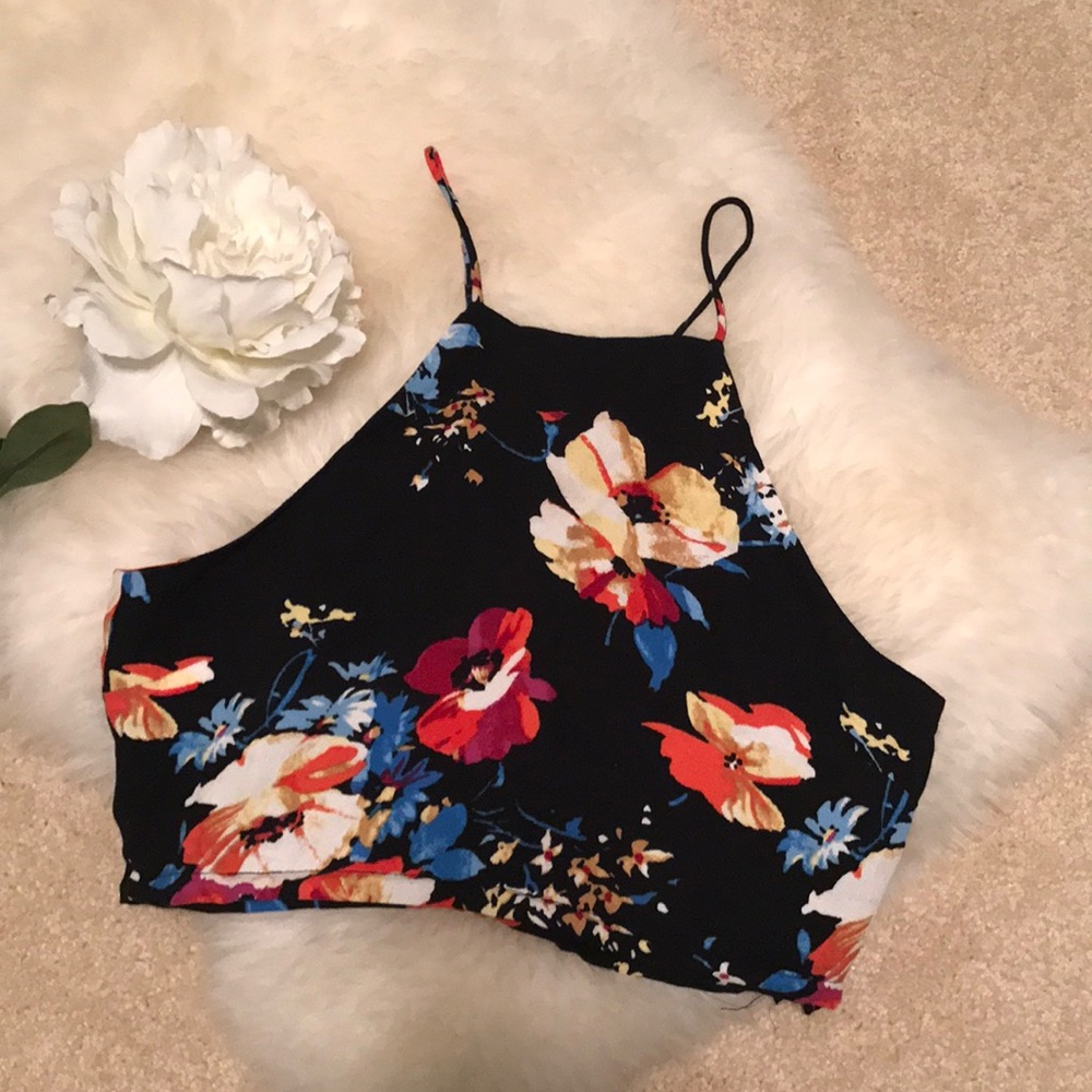 Flower crop top